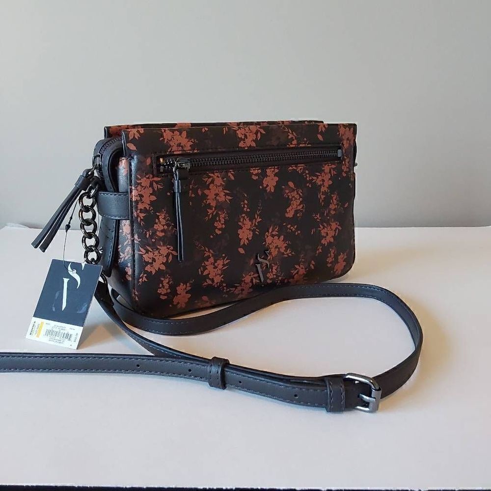 Simply Vera Sintra Crossbody Black/Brown New